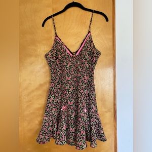 Y2K Vintage Betsey Johnson Floral Slip Dress